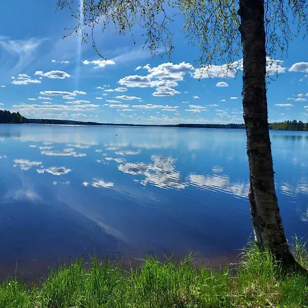 Villa Sirius Sieri, Nice Log-Cottage By The Lake Rovaniemi Exterior foto