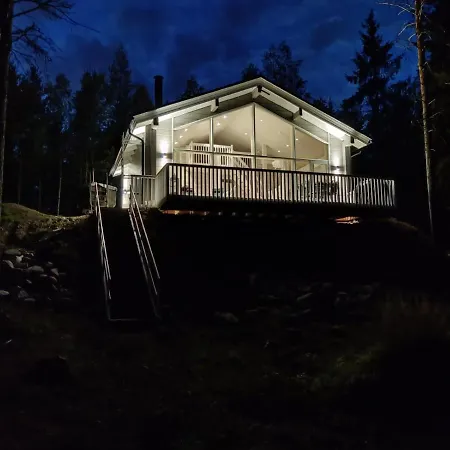 Villa Sirius Sieri, Nice Log-Cottage By The Lake Rovaniemi Exterior foto